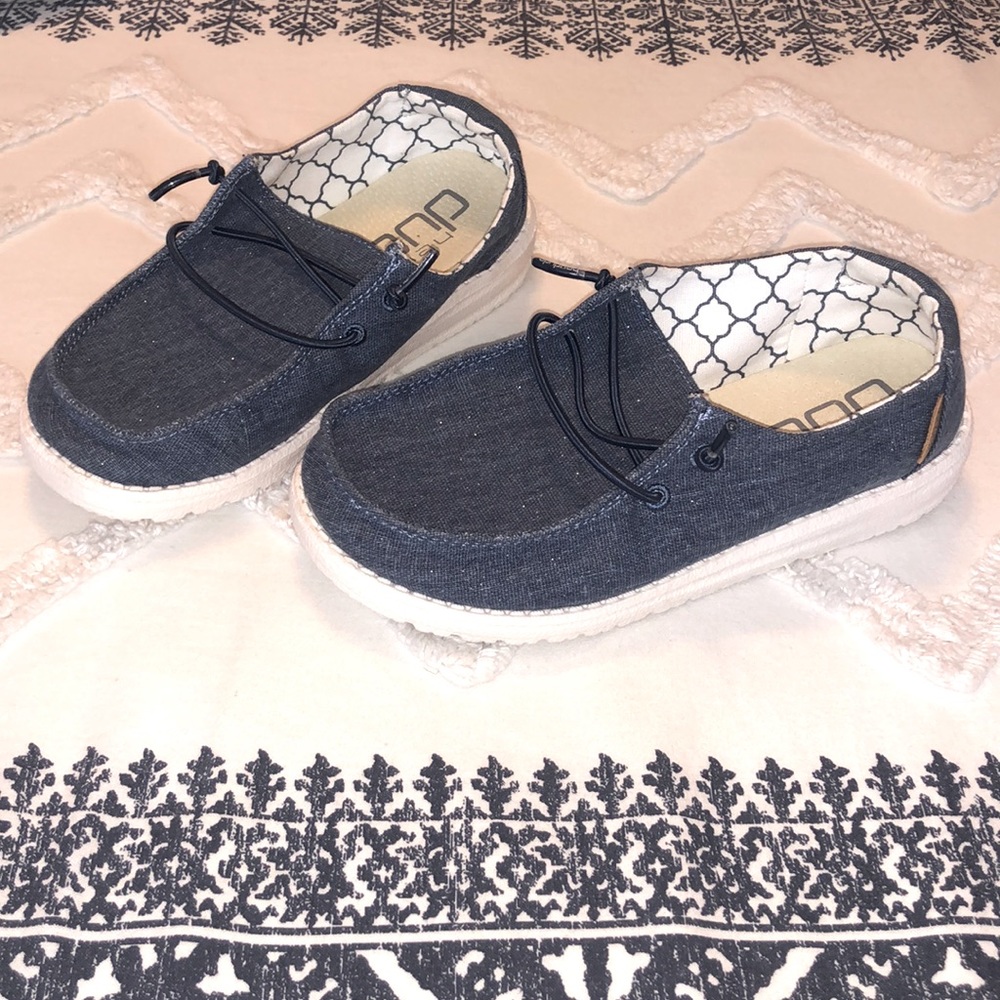Hey Dude Youth Wendy Sparkling Denim Size Y1